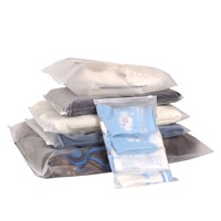 Sacs à fermeture éclair imperméables avec logo personnalisé et impression sérigraphique pour l'emballage de chaussures et de vêtements, sacs à fermeture éclair transparents