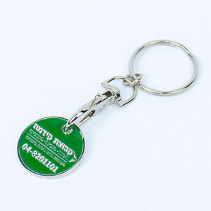 Custom <span class=keywords><strong>Smile</strong></span> Face Metal Token Keychain Laser logotipo gravado e código QR para presentes corporativos - Product Image 5
