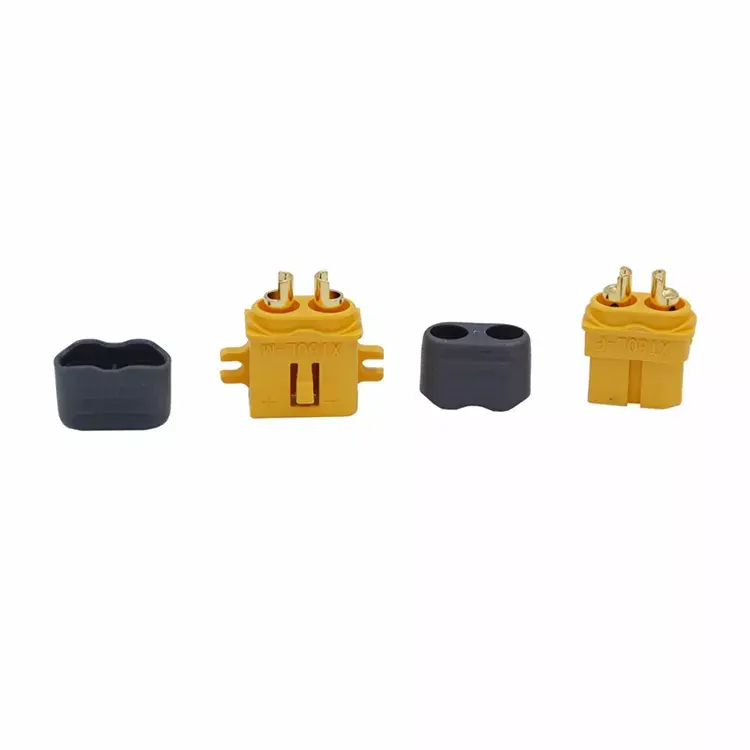 Amass XT60-L Connector XT60L Plug Bullet Connector with Lock Guard for RC Part Battery PCB Board