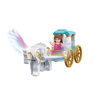 COGO-Blocs de construction combinés pour le bricolage, jouets princesse, château de glace