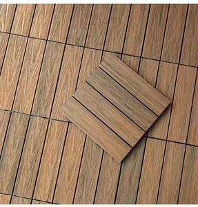 Hiện Đại Tự làm tự lát lồng vào nhau chống trượt không thấm nước <span class=keywords><strong>WPC</strong></span> hạt gỗ kết thúc ngoài trời decking cho khu vườn phòng tắm & công viên - Product Image 6