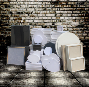 Nhà Máy Tốt Nhất Tùy Chỉnh 100% Trắng Bông Trống Kéo Dài Vải Cho Sơn Dầu Nghệ Thuật Vải Hội Đồng Quản Trị - Product Image 5