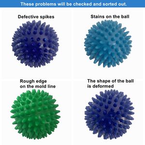 ลูกบอลนวดแบบแข็งมีหนามทำจาก PVC ขนาด9ซม. สำหรับทำกายภาพบำบัด - Product Image 6