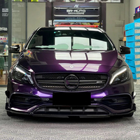 Film de Vinyle Adhésif Premium Brillant Violet Nuit pour Voiture et Moto, Autocollant DIY avec Technologie Air Release pour Changement de Couleur de Véhicule
