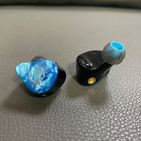 Écouteurs intra-auriculaires HIFIResin 3D MMCX avec câble détachable de 1,2 m et embouts en silicone 3,5 mm - Écouteurs de monitoring de scène
