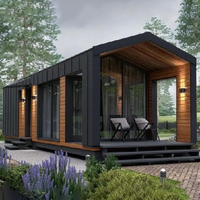 Maisons modulaires de haute qualité fabriquées directement en usine, prix d'usine, maisons clés en main, mini-maisons de luxe en acier léger préfabriquées