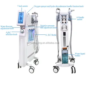 อุปกรณ์ดูแลผิวที่มีฟองความถี่สูงเป็นพิเศษพร้อมที่จับค้อนน้ำแข็งที่ทำให้รูขุมขนหดตัวสำหรับร้านเสริมสวย - Product Image 6