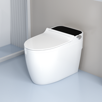 WC intelligent non électrique avec réservoir intégré, lavage arrière, lavage féminin, en céramique, monobloc, bidet intelligent pour salle de bain