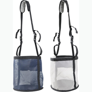 Muestra Gratuita de Bolsa para Alimento de Caballos con Correa para Cubo, Hecha de Malla de Nailon Resistente y Telas Oxford 1680D, Diseño Antiderrames - Product Image 1