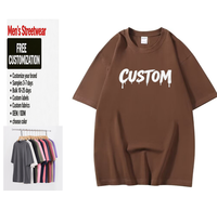 Camiseta de Hombre Personalizable con Logotipo, 100% Algodón, 300g, Hilo Doble, Oversize, Lisa, Teñida, Hombros Caídos, Estilo Urbano, Venta al Por Mayor