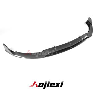 Lip paraurti anteriore in fibra di carbonio per Mercedes Benz <span class=keywords><strong>W205</strong></span> <span class=keywords><strong>C</strong></span> classe C300 <span class=keywords><strong>AMG</strong></span> C43 C63 berlina 2015 + Kit corpo Splitter anteriore - Product Image 4