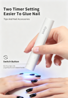 Lámpara de Uñas Inalámbrica Mini de Dos Manos SNRQI, Lámpara UV LED Profesional para Secar Uñas, Amplio Espacio, Proveedores de Equipos de Manicura