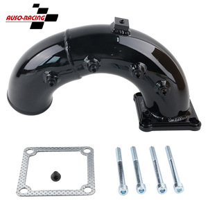 Kit de coudes d'admission en alliage d'aluminium noir pour Dodge 5.9L Cummins Diesel 3, tuyau d'admission d'air pour 98-02 - Product Image 5