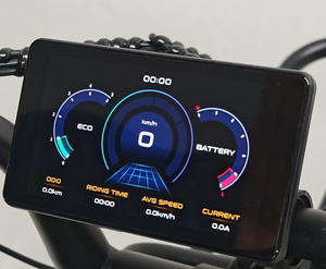 Vélo électrique X50, pneus larges de 20 pouces, moteur arrière de 250 W, 7 vitesses, cadre en aluminium, vélo électrique de ville avec écran LCD et frein à disque mécanique - Product Image 3
