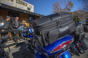 Bolsa de viaje impermeable para asiento de motocicleta, bolsa de viaje para maletero, equipaje de viaje, bolsa de sillín trasero para motocicleta, bolsa de almacenamiento para casco - Product Image 6