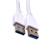 Cable de Datos USB 3.0 de Alta Calidad de 1.5M, Macho a Macho, Cubierta de PVC, Blindaje Trenzado, Conductor de Cobre Puro, para Transferencia de Datos en Cámaras