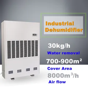 720 Liters Per Day Industrial Dehumidifier Air Drying Machine For Greenhouse Swimming Pool Basement