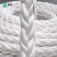 Cordage tressé en PP de 22 mm, 25 mm, 66 mm, 8 ou 12 brins, pour filets de pêche, cordage flottant, paracorde, câble d'amarrage en PP