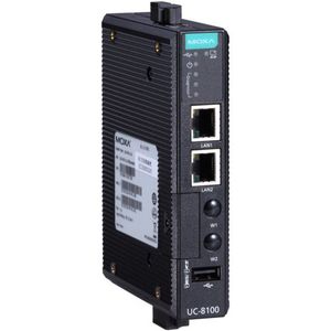 Module passerelle d'inférence en temps réel pour ordinateur embarqué Moxa UC-8112-LX avec Ethernet industriel - Product Image 1