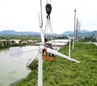 Générateur d'éolienne à axe horizontal professionnel élevé 20Kw tension de sortie 220V taux d'utilisation optimal de l'énergie éolienne