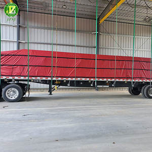 Bâche légère de paroi latérale 8x3m bâche bleue de camion de bâche de PVC de slogan pour le <span class=keywords><strong>bois</strong></span> de <span class=keywords><strong>chauffage</strong></span> - Product Image 4