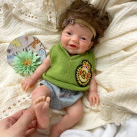 Jouets pour bébés, figurine en silicone de 12 pouces, poupée reborn, poupée de 30 cm, cheveux faits à la main