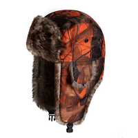 Gorro de Invierno de Piel Sintética Gruesa con Forro Cálido para Actividades al Aire Libre