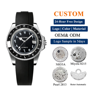 Relojes de Hombre de Alta Gama Personalizados y Populares con Logotipo de Marca, Movimiento Pearl 2813, Reloj Mecánico de Lujo Luminoso - Product Image 1