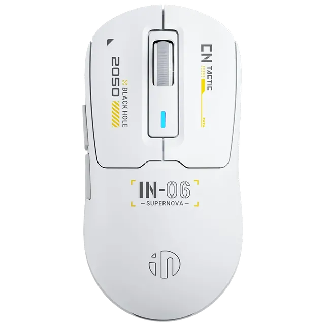 INPHIC IN06 PAW3395 Ergonomic Macro Gaming Mouse RGB Backlit 26000 DPI 6 Buttons Lightweight Wired//Wireless PC Laptop