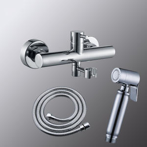 Ensemble de toilettes à chasse d'eau haute pression Vimijia tout en cuivre, vente en gros, avec douchette bidet portable, robinet, installation filetée - Product Image 1