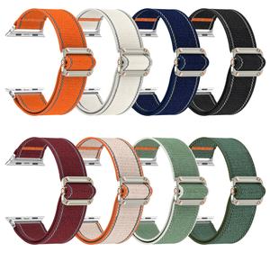 โรงงานขายส่งนาฬิกาสปอร์ต สายผ้าถักไนลอน พร้อมหัวเข็มขัดดีไซน์ สำหรับ Apple Watch 46 มม. 42 มม. 49 มม. ULTRA - Product Image 1