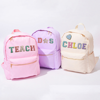 Keymay EE. UU. Almacén Envío gratis Personalizado Volver a la escuela Impermeable Niño Niña Mochila escolar de nailon Mochila escolar de alta calidad