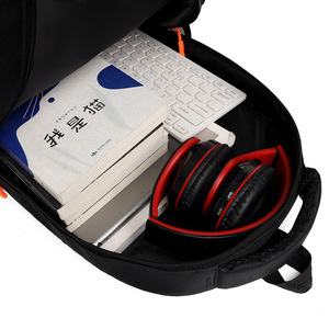 <b>Student</b> <b>Backpack</b> 15 Inches Solid Color Computer Interlayer Business Travel Unisex - Product Image 3