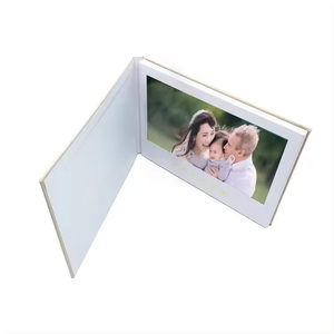 Livre d'or <span class=keywords><strong>vidéo</strong></span> et boîte – Nouvelle arrivée : Livret <span class=keywords><strong>vidéo</strong></span> personnalisé avec écran LCD 7 pouces pour la promotion d'entreprise - Product Image 6