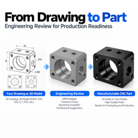 Fabrication sur mesure OEM, fraisage CNC non standard en aluminium, service d'usinage CNC de précision, taille personnalisée et couleur anodisée disponibles