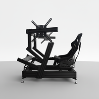Nouveau design 40160 Elite : Simulateur de course de réalité virtuelle avec cockpit complet, siège ergonomique et support triple moniteur