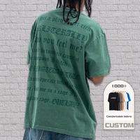 Fabricant de vêtements OEM, logo personnalisé, t-shirt ample en coton 100% avec impression puff, t-shirt streetwear personnalisé pour homme pour l'été