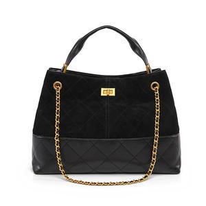 Borsa Tote in pelle scamosciata con catena a spalla alta <span class=keywords><strong>da</strong></span> <span class=keywords><strong>donna</strong></span> con fibbia singola di fascia alta - Product Image 4