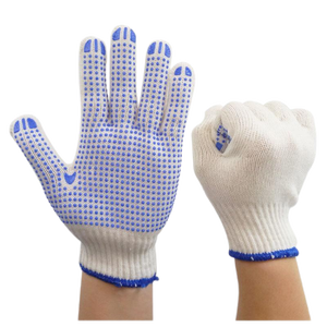 Gants de travail pour hommes, 450g-800g/doz, 30% coton, 70% polyester TC, anti-chaleur, sécurité industrielle, durables, respirants, gants de sécurité - Product Image 6