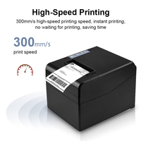 Printer Label Thermal Desktop 80mm 203Dpi dengan Mesin Pemotong Otomatis untuk Cetak Struk Thermal