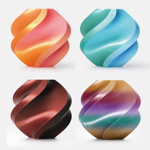 Filamento Original de Bambú BBL PLA-Silk Compatible con Impresoras 3D FDM, Efecto Degradado, Fácil de Imprimir, 1.75mm - Product Image 1