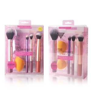 Nhà Máy Giá Bán Buôn Xách Tay Trang Điểm Công Cụ Với Trang Điểm Miếng Bọt Biển 4Pcs <span class=keywords><strong>Make</strong></span> <span class=keywords><strong>Up</strong></span> Bàn Chải Thiết Lập Cho Phụ Nữ - Product Image 2