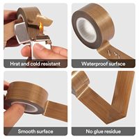 Pâte de ruban étanche Papier adhésif résistant aux hautes températures Tissu PTFE Ruban adhésif Ptfe