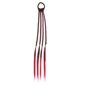 IFOND mode couleur <span class=keywords><strong>faux</strong></span> <span class=keywords><strong>cheveux</strong></span> enfants <span class=keywords><strong>cheveux</strong></span> corde princesse torsion tresse queue de cheval élastique <span class=keywords><strong>cheveux</strong></span> cravate - Product Image 5