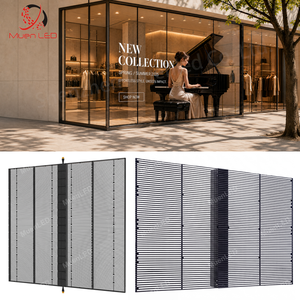 Pantalla LED Transparente AIT3.9-7.8-2000cd para Interiores, Pantalla LED Transparente a Todo Color P3.91-7.81, Video Wall para Ventanas de Centros Comerciales - Product Image 1