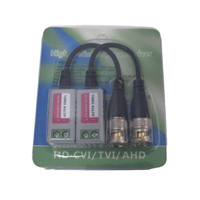 Convertidor de Video HD Pasivo de 1 Canal COAX BNC a RJ45, Transmisor de Par Trenzado