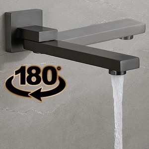 Concealed Wall Mounted Shower Set 250mm Square Rain Head With Handheld And Hose For Bathroom - Product Image 2