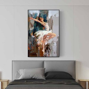 Arte de grafiti HD para Ballet y niñas, imágenes de pared y pintura en lienzo para decoración del hogar, Cuadros de decoración para sala de estar - Product Image 6