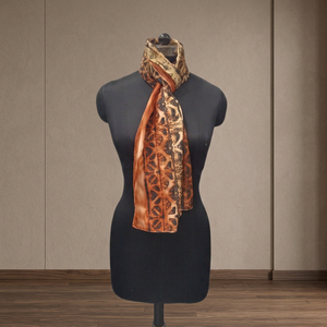 Women's Reversible Silk <b>Scarf</b> Leopard Print Long <b>Scarf</b> All Seasons Daily Wear - Product Image 3