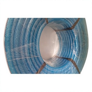 Tuyau d'arrosage renforcé en nylon 5/8 pouce 50 mètres PVC flexible pour usage extérieur - Product Image 1